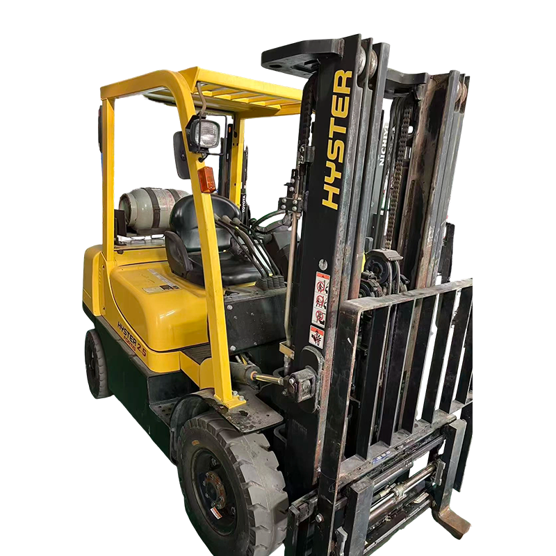 Подержанный газовый погрузчик Hyster на СНГ грузоподъемностью 2,5 тонны с позиционером вил
